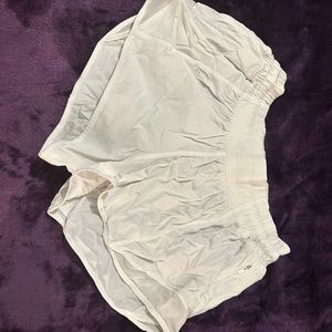 white lulu shorts